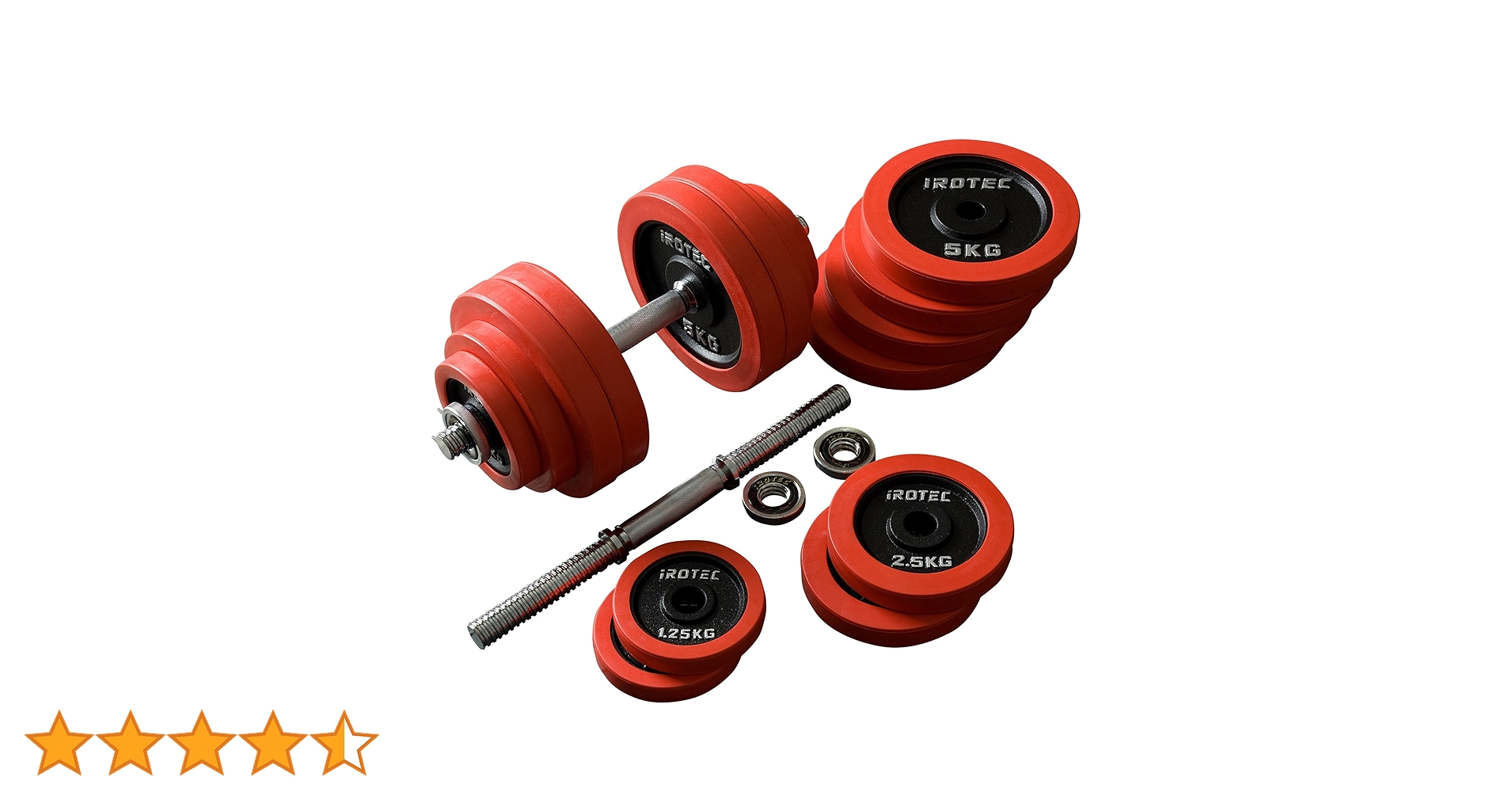 IROTECダンベル 60kgセット (30kg×2個) Amazon | 【IROTEC(アイロテック)】アイアン ダンベル60KGセット